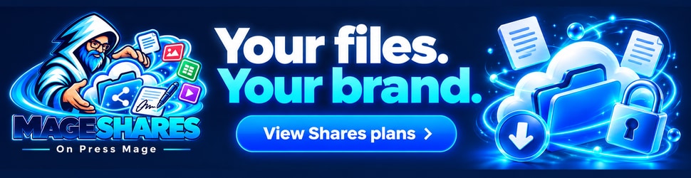 Share client files under your brand